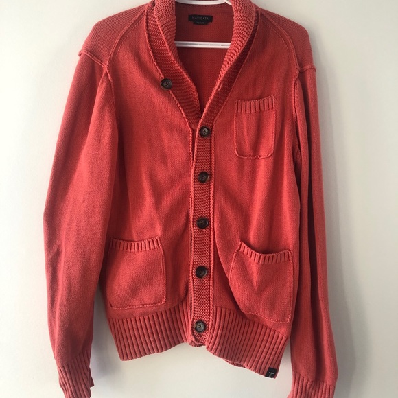 navigata Other - Navigata Classic Red Cotton Cardigan